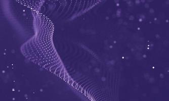 Data technology abstract futuristic illustration . Low poly shape with connecting dots and lines on dark background. 3D rendering . Big data visualization . photo