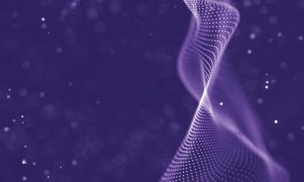 Data technology abstract futuristic illustration . Low poly shape with connecting dots and lines on dark background. 3D rendering . Big data visualization . photo