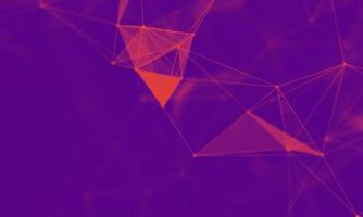 Abstract Purple Geometrical Background . Connection structure. Science background. Futuristic Technology HUD Element . onnecting dots and lines . Big data visualization and Business . photo