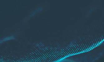 Abstract Music background. Big Data Particle Flow Visualisation. Science infographic futuristic illustration. Sound wave. Sound visualization photo
