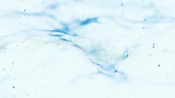 onda abstracta azul sobre fondo blanco. ilustración digital azul. foto