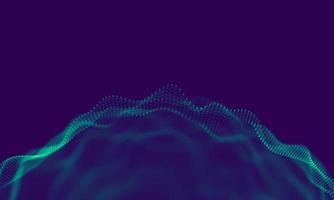Abstract Blue Geometrical Particles on Purple Background . Connection structure. Science blue background. Futuristic Technology HUD Element . onnecting dots and lines . Big data and Business photo