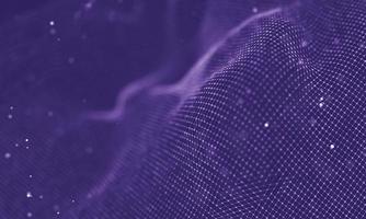 Data technology abstract futuristic illustration . Low poly shape with connecting dots and lines on dark background. 3D rendering . Big data visualization . photo