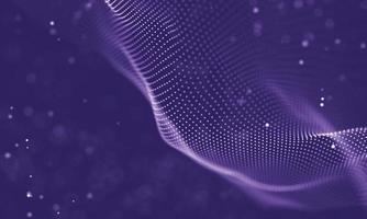 Data technology abstract futuristic illustration . Low poly shape with connecting dots and lines on dark background. 3D rendering . Big data visualization . photo