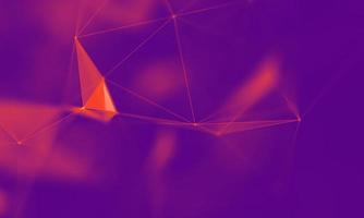 Abstract Purple Geometrical Background . Connection structure. Science background. Futuristic Technology HUD Element . onnecting dots and lines . Big data visualization and Business . photo