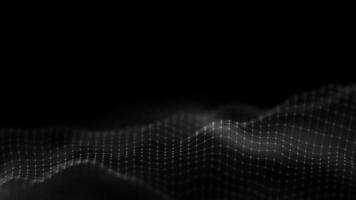 Music background. Big Data Particle Flow Visualisation. Science infographic futuristic illustration. Sound wave. Sound visualization photo