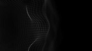 Music background. Big Data Particle Flow Visualisation. Science infographic futuristic illustration. Sound wave. Sound visualization photo