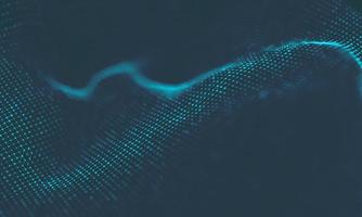 Abstract Music background. Big Data Particle Flow Visualisation. Science infographic futuristic illustration. Sound wave. Sound visualization photo