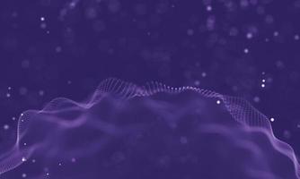 Data technology abstract futuristic illustration . Low poly shape with connecting dots and lines on dark background. 3D rendering . Big data visualization . photo