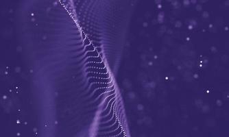 Data technology abstract futuristic illustration . Low poly shape with connecting dots and lines on dark background. 3D rendering . Big data visualization . photo