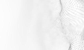 Abstract White Geometrical Background . Connection structure. Science background. Futuristic Technology HUD Element . onnecting dots and lines . Big data visualization and Business . photo