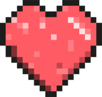 Pixel Heart, Pixelart png