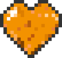 pixel cuore, pixelart png