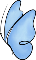 vlinder water kleur png