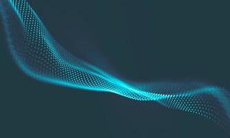 Abstract Music background. Big Data Particle Flow Visualisation. Science infographic futuristic illustration. Sound wave. Sound visualization photo