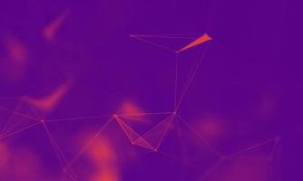 Abstract Purple Geometrical Background . Connection structure. Science background. Futuristic Technology HUD Element . onnecting dots and lines . Big data visualization and Business . photo