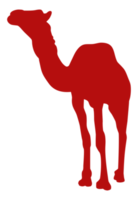 Camel Silhouette for Logo, Pictogram, Website, Apps, Art Illustration or Graphic Design Element. Format PNG