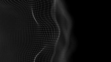 Data technology abstract futuristic illustration . Low poly shape with connecting dots and lines on dark background. 3D rendering . Big data visualization . photo