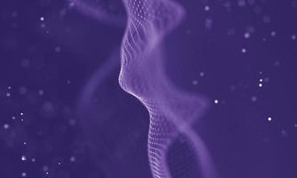 Data technology abstract futuristic illustration . Low poly shape with connecting dots and lines on dark background. 3D rendering . Big data visualization . photo