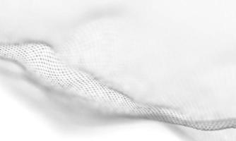 Abstract White Geometrical Background . Connection structure. Science background. Futuristic Technology HUD Element . onnecting dots and lines . Big data visualization and Business . photo