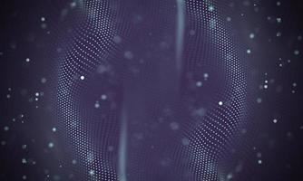 Data technology abstract futuristic illustration . Low poly shape with connecting dots and lines on dark background. 3D rendering . Big data visualization . photo