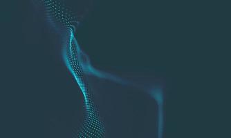 Abstract Music background. Big Data Particle Flow Visualisation. Science infographic futuristic illustration. Sound wave. Sound visualization photo