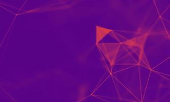 Abstract Purple Geometrical Background . Connection structure. Science background. Futuristic Technology HUD Element . onnecting dots and lines . Big data visualization and Business . photo