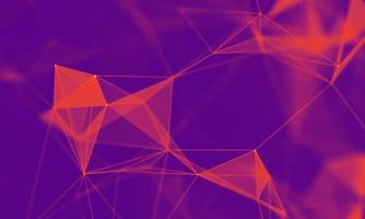 Abstract Purple Geometrical Background . Connection structure. Science background. Futuristic Technology HUD Element . onnecting dots and lines . Big data visualization and Business . photo