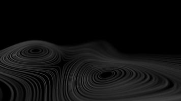 Modern black technology background 3d render. Abstract science futuristic concept background. Network cyber technology concept. photo