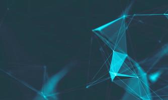 Abstract Blue Geometrical Background . Connection structure. Science background. Futuristic Technology HUD Element . onnecting dots and lines . Big data visualization and Business . photo