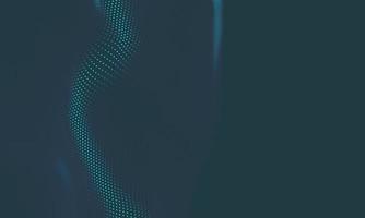 Abstract Music background. Big Data Particle Flow Visualisation. Science infographic futuristic illustration. Sound wave. Sound visualization photo