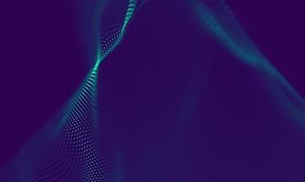 Abstract Blue Geometrical Particles on Purple Background . Connection structure. Science blue background. Futuristic Technology HUD Element . onnecting dots and lines . Big data and Business photo