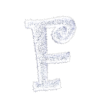 Ice Frost Cold Winter Text Typeface F png
