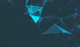 Abstract Blue Geometrical Background . Connection structure. Science background. Futuristic Technology HUD Element . onnecting dots and lines . Big data visualization and Business . photo