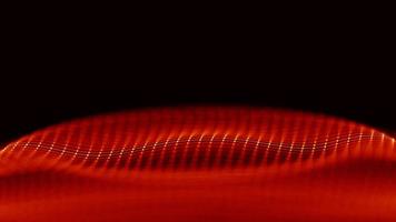 Red abstract technology background. Music abstract wave. photo