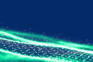 Background 3d grid.Cyber technology Ai tech wire network futuristic wireframe. Artificial intelligence . Cyber security background illustration photo