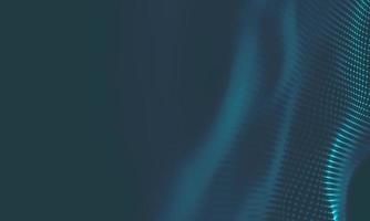 Abstract Music background. Big Data Particle Flow Visualisation. Science infographic futuristic illustration. Sound wave. Sound visualization photo