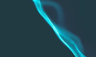 Abstract Music background. Big Data Particle Flow Visualisation. Science infographic futuristic illustration. Sound wave. Sound visualization photo