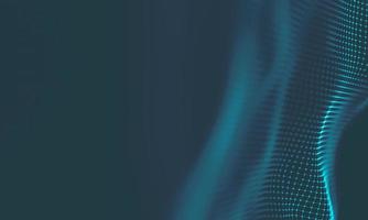 Abstract Music background. Big Data Particle Flow Visualisation. Science infographic futuristic illustration. Sound wave. Sound visualization photo