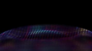 Data technology abstract futuristic illustration . Low poly shape with connecting dots and lines on dark background. 3D rendering . Big data visualization . photo