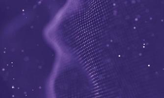 Data technology abstract futuristic illustration . Low poly shape with connecting dots and lines on dark background. 3D rendering . Big data visualization . photo