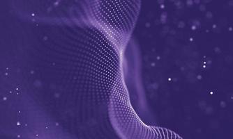 Data technology abstract futuristic illustration . Low poly shape with connecting dots and lines on dark background. 3D rendering . Big data visualization . photo