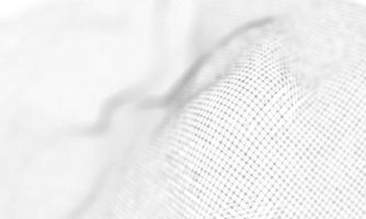 Abstract White Geometrical Background . Connection structure. Science background. Futuristic Technology HUD Element . onnecting dots and lines . Big data visualization and Business . photo