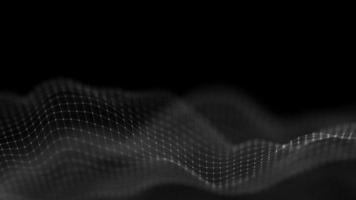 Music background. Big Data Particle Flow Visualisation. Science infographic futuristic illustration. Sound wave. Sound visualization photo