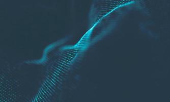 Abstract Music background. Big Data Particle Flow Visualisation. Science infographic futuristic illustration. Sound wave. Sound visualization photo