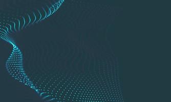 Abstract Music background. Big Data Particle Flow Visualisation. Science infographic futuristic illustration. Sound wave. Sound visualization photo