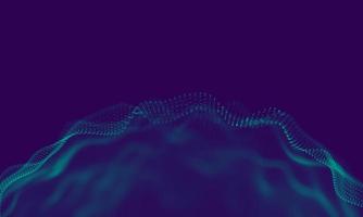 Abstract Blue Geometrical Particles on Purple Background . Connection structure. Science blue background. Futuristic Technology HUD Element . onnecting dots and lines . Big data and Business photo