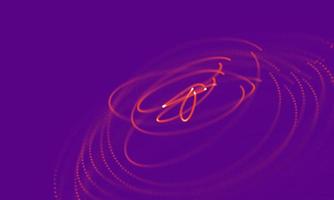 Abstract Purple Geometrical Background . Connection structure. Science background. Futuristic Technology HUD Element . onnecting dots and lines . Big data visualization and Business . photo