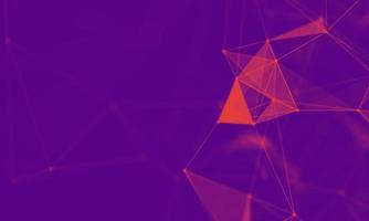 Abstract Purple Geometrical Background . Connection structure. Science background. Futuristic Technology HUD Element . onnecting dots and lines . Big data visualization and Business . photo