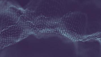 Data technology abstract futuristic illustration . Low poly shape with connecting dots and lines on dark background. 3D rendering . Big data visualization . photo